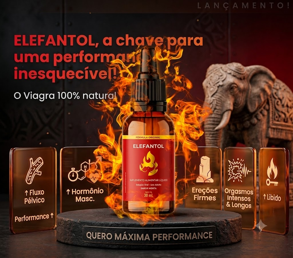 ELEFANTOL — Suplemento Alimentar Líquido Natural em Gotas 30 mL